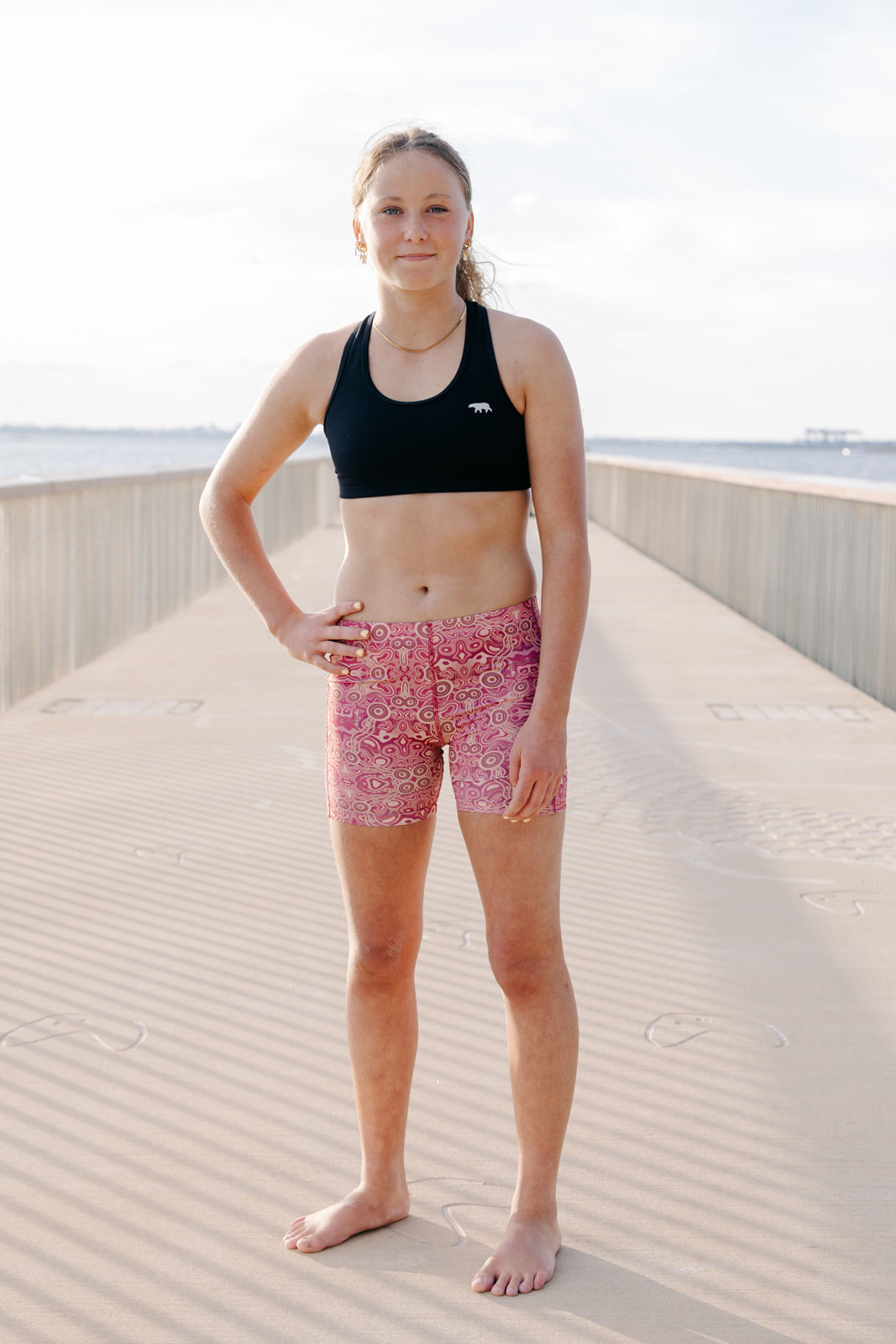 OLLY ATHLETIC INDIGENOUS SHORT SKINS - LADIES