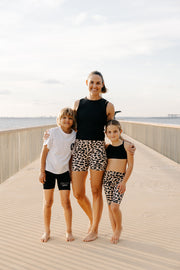 OLLY ATHLETIC PRINTED SHORT SKINS - LADIES